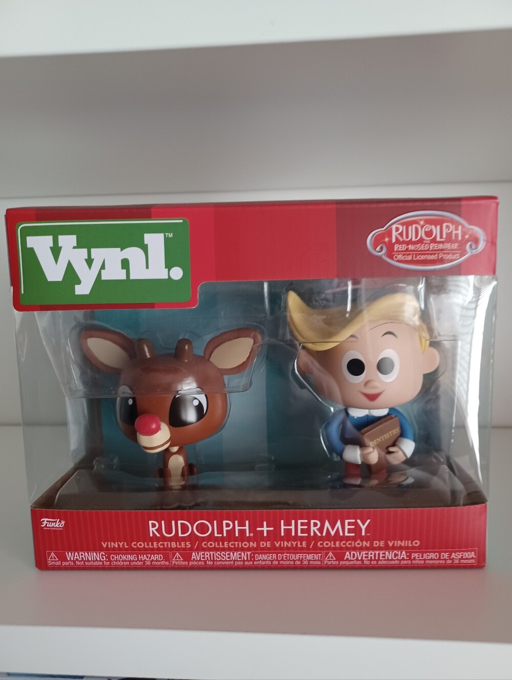 Rudolph And Hermey From Rudolph The Red Nosed Reindeer Christmas Vynl Funkos
